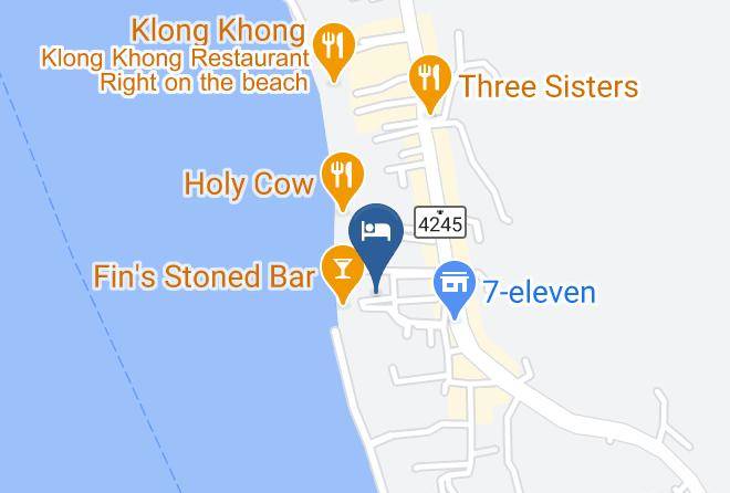 Amphoe Ko Lanta - Isara Lanta Resort Maps