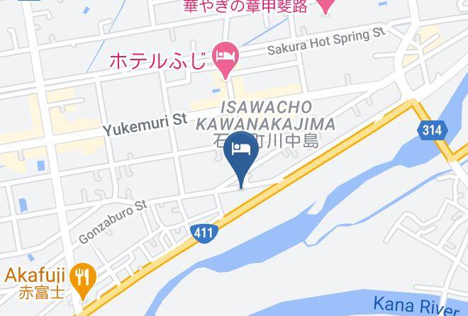 Fuefuki City - Isawa Central Maps