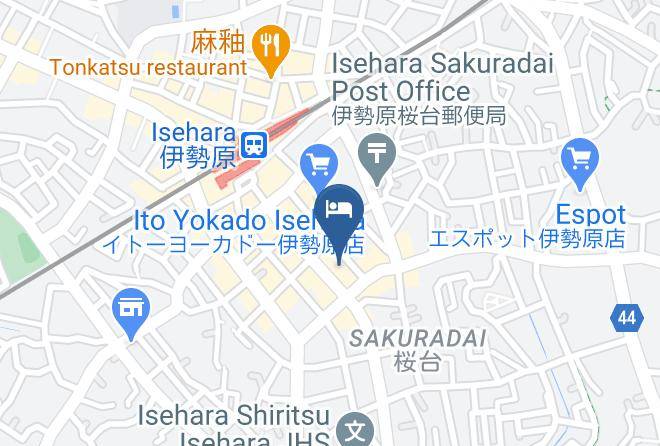 Isehara City - Isehara Daiichi Hotel Maps
