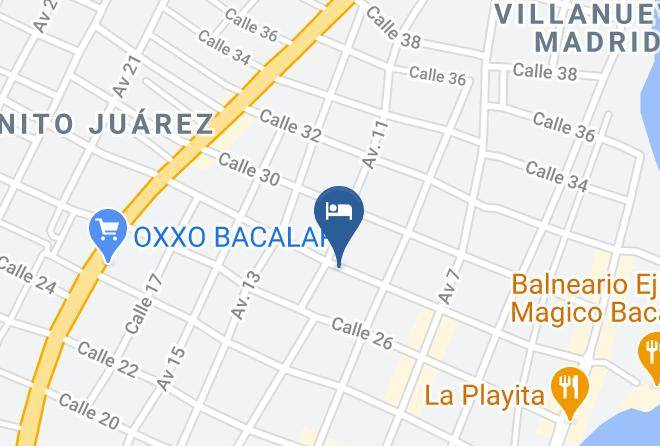 Bacalar - Isel Magic Hotel Maps
