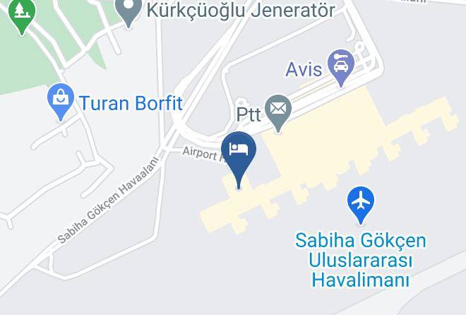 Isg Airport Hotel Map - Istanbul - Pendik