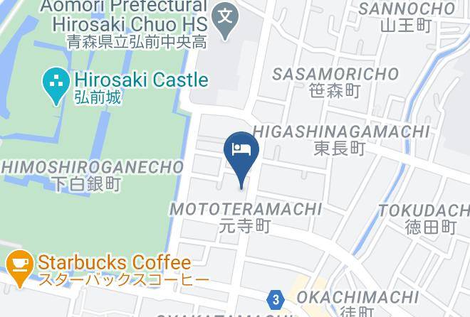 Hirosaki City - Ishiba Ryokan Maps