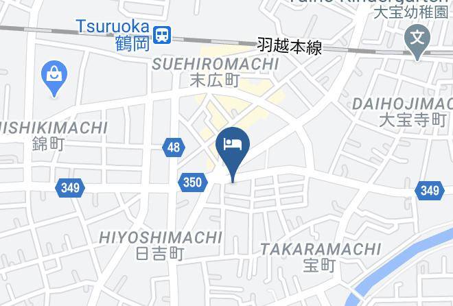 Tsuruoka City - Ishikariya Hotel Maps