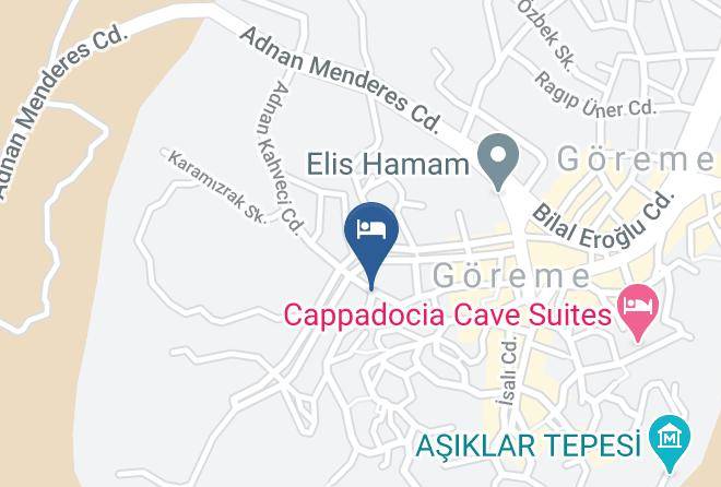 Goreme - Ishtar Cave Pansion Maps