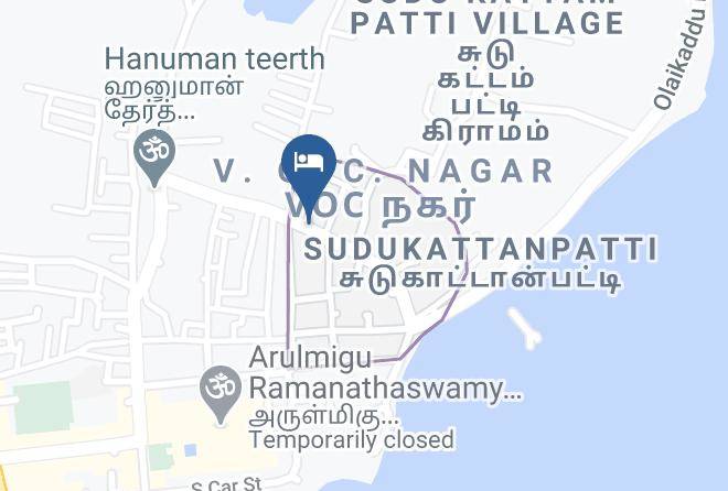 Rameshwaram - Ishwarya Lodge Maps