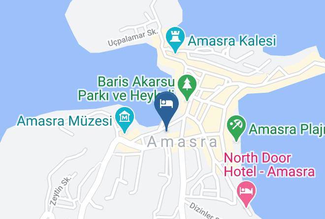 Amasra - Isikaltin Otel Maps