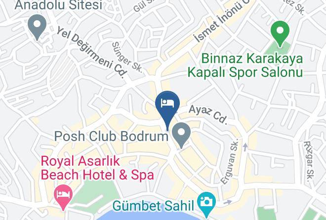 Bodrum - Isiksay Hotel Maps