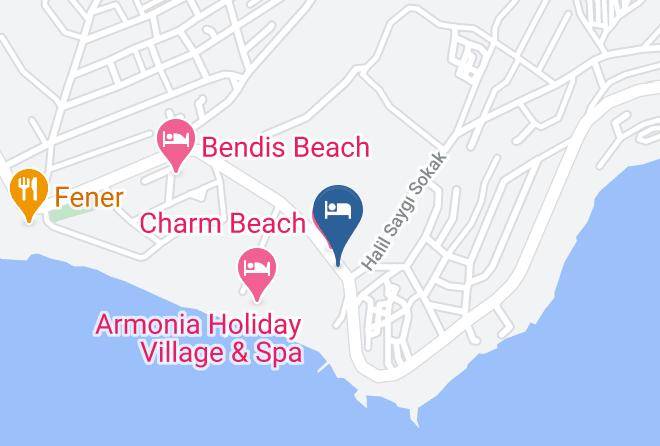 Akyarlar - Isis Charm Beach Hotel Maps