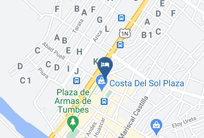 Tumbes - Isis Hotel Maps