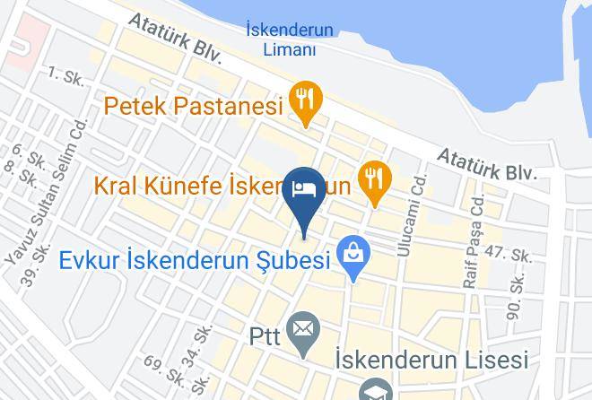 Iskenderun - Iskenderun Otel Maps