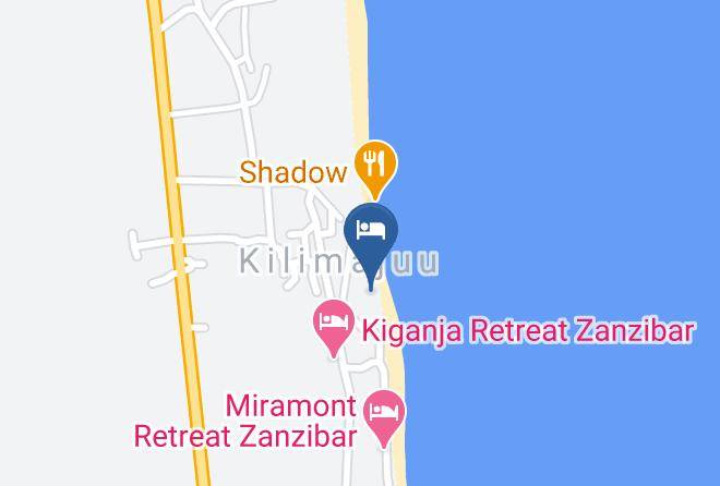 Zansibar North Central - Isla Bonita Zanzibar Beach Resort Maps