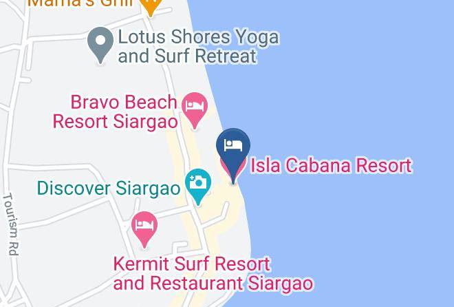 Surigao Del Norte - Isla Cabana Resort Maps