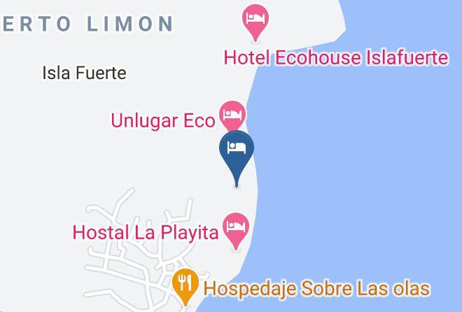 San Bernardo Del Viento Monitos - Isla Fuerte Ecolodge & Diving Center Maps
