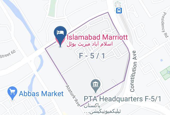 Islamabad - Islamabad Marriott Maps