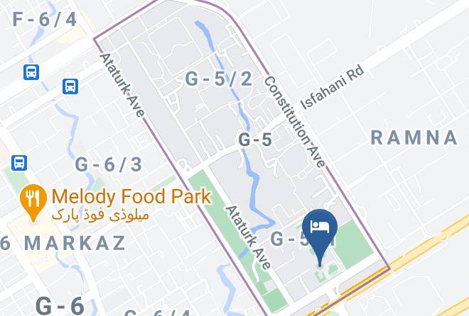 Islamabad - Islamabad Serena Hotel Maps
