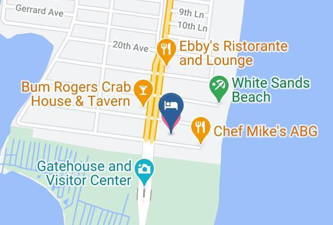 Ocean - Island Beach Motor Lodge Maps