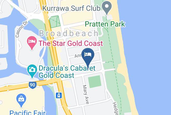 Gold Coast - Island Beach Resort Holiday Accommodation Gold Coast Maps