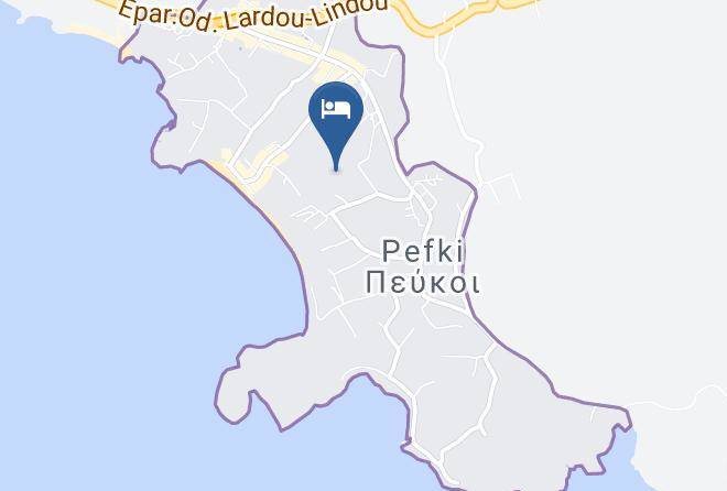 Island Blue Hotel Map