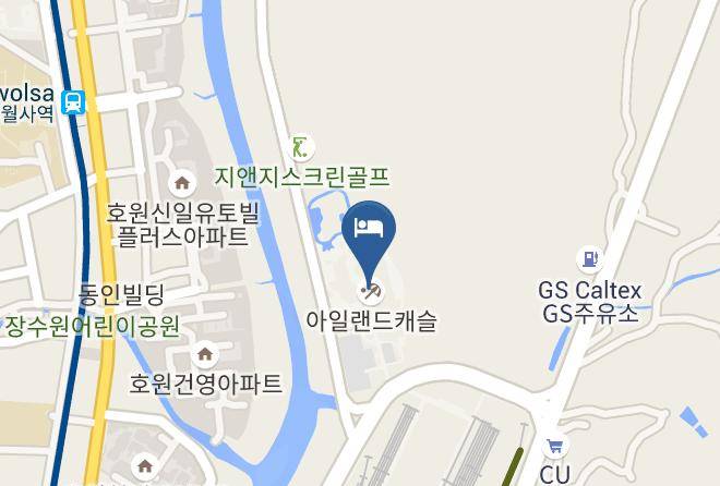 Uijeongbusi - Island Castle Water Park Maps