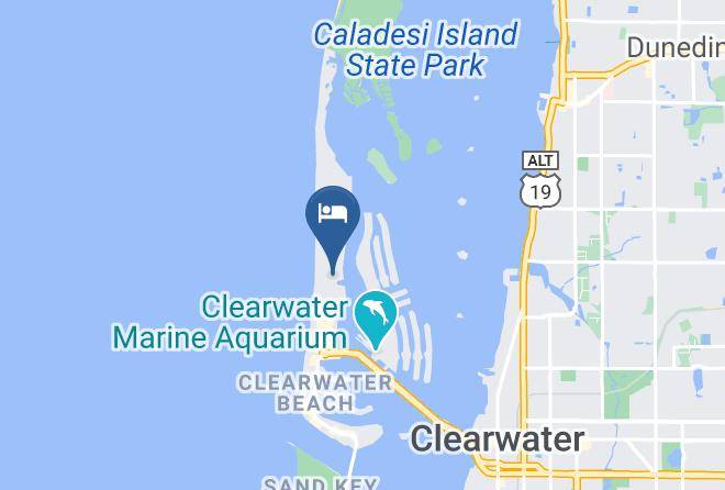 Pinellas - Island Cay Hotel At Clearwater Beach Maps