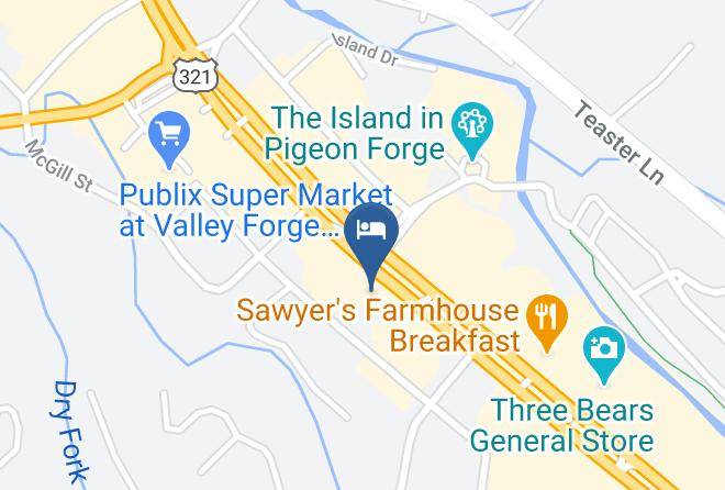 Sevier - Island Drive Lodge Maps