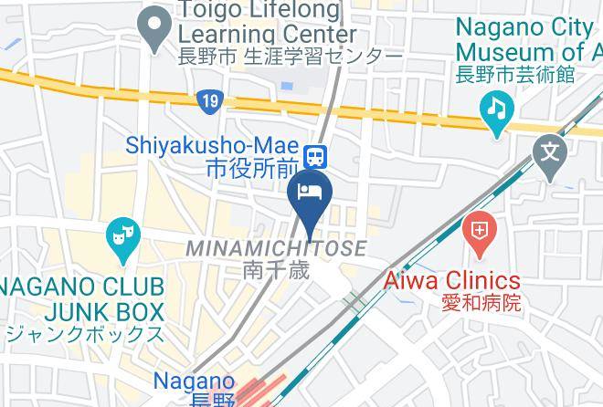 Nagano City - Island Hotel Maps