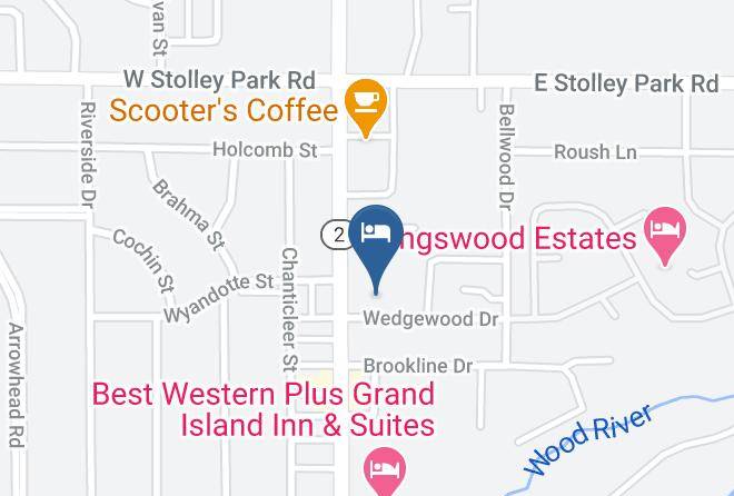 Hall - Island Inn Grand Island Ne I80 Locust St Maps