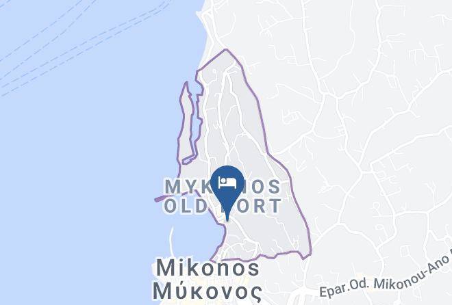 Island Mykonos Suites Map