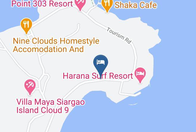 Surigao Del Norte - Island Native Bungalows Resort Maps