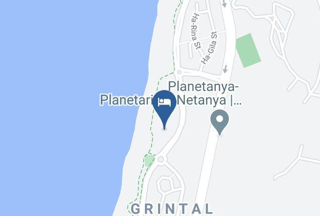 Netanya - Island Luxurious Suites Hotel Maps
