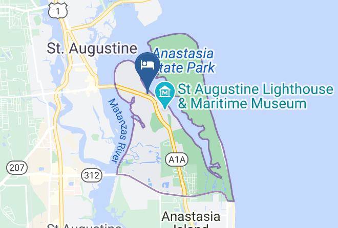 St Johns - Island Shores Inn Maps