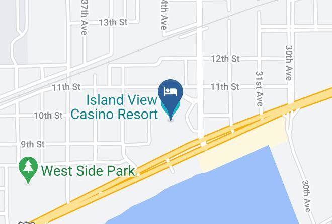 Island View Casino Resort Map