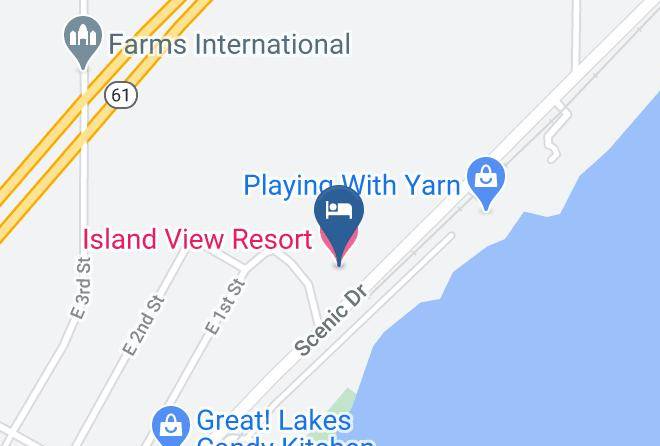 Lake - Island View Resort Maps