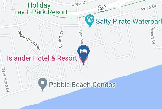 Carteret - Islander Hotel & Resort Maps