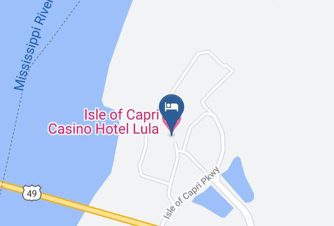 Coahoma - Isle Of Capri Casino Hotel Lula Maps