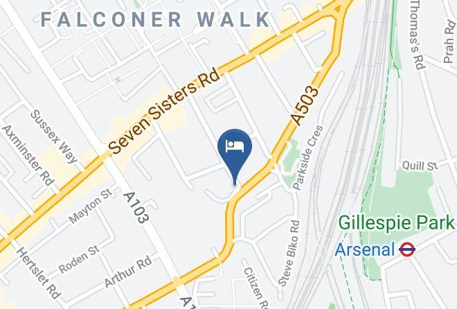 London - Isledon Hotel Maps