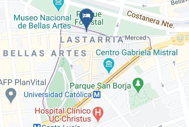 Santiago - Ismael Hotel Maps