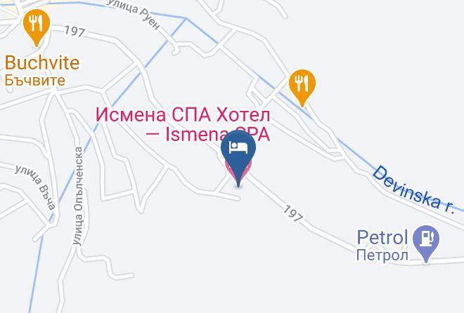 Ismena Spa Hotel Map