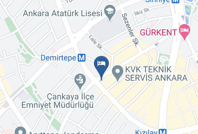 Cankaya - Ismira Otel Ankara Maps