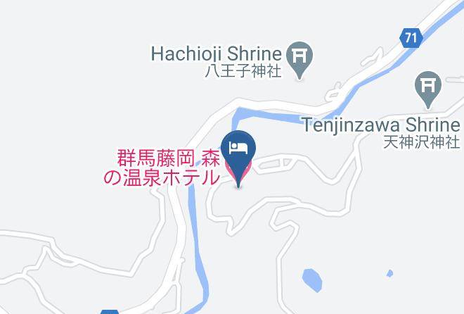 Fujioka City - Isobe Onsen Asahikan Maps