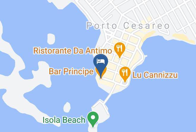 Isola Beach Mapa - Apulia - Lecce