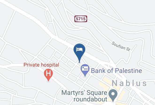 Nablus - Isra Hotel Maps