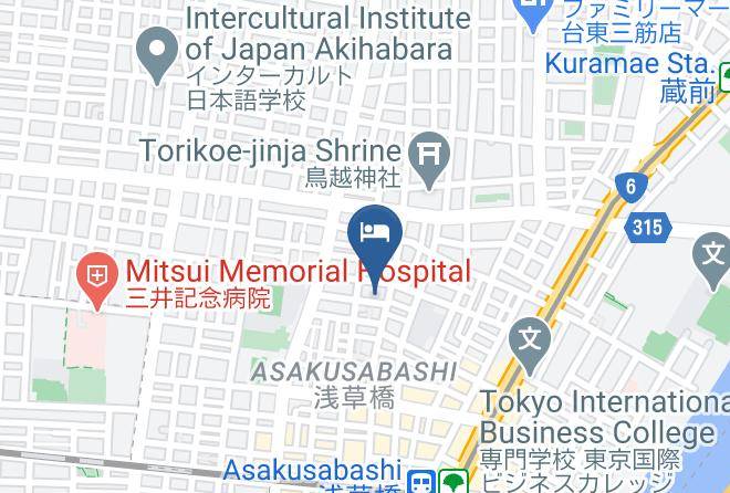 Taito Ward - Issyuku Hotel Asakusabashi Maps