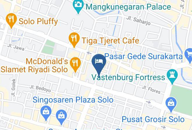 Surakarta - Istana Griya Hotel Maps