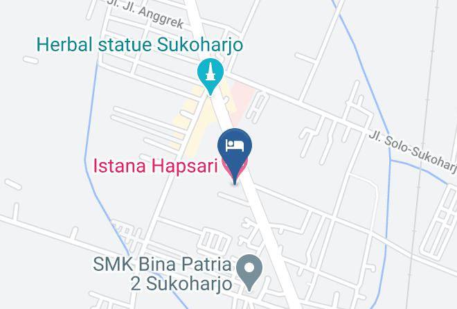 Sukoharjo Regency - Istana Hapsari Hotel Maps