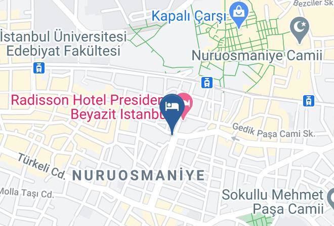 Fatih - Istanbul Blue Hotel Beyazit Maps