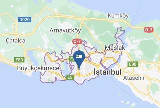 Bahcelievler - Istanbul Gonen Hotel Maps