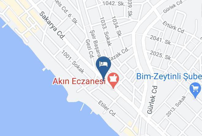 Istanbul Sahil Otel Map