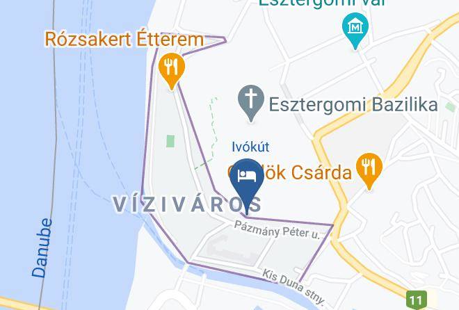 Esztergom - Ister Vendeghaz Esztergom Maps