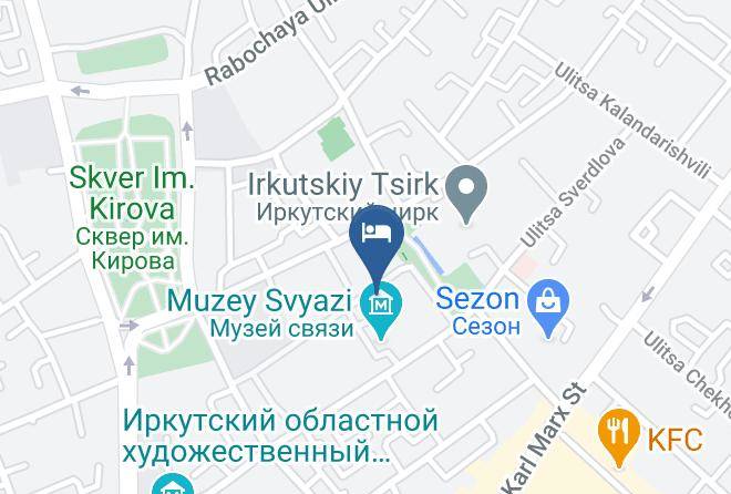 Irkutsk - Istoricheskiy Otel' Tsentral' Maps